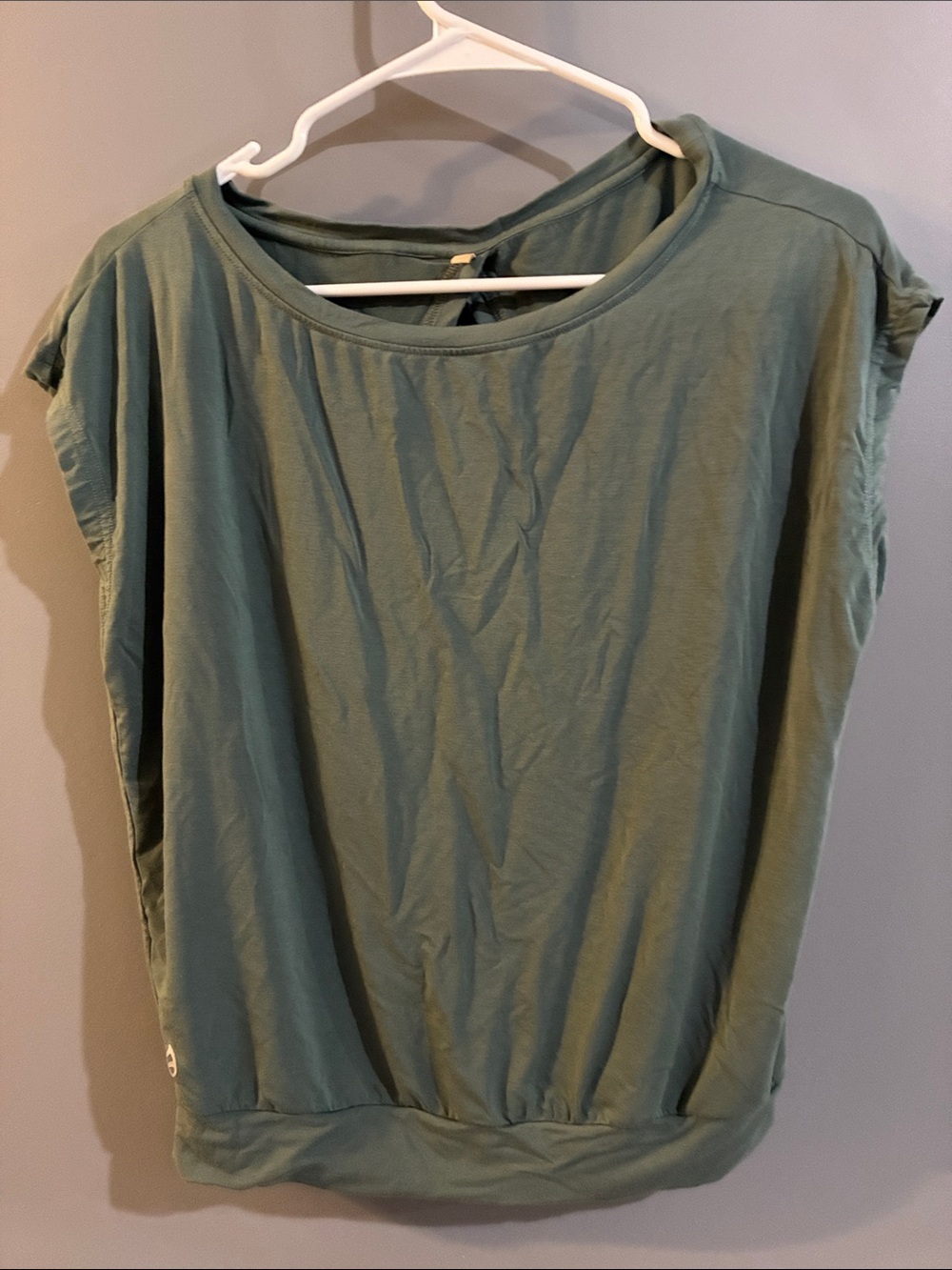 P'tula Sage Green Cap-Sleeve Tank